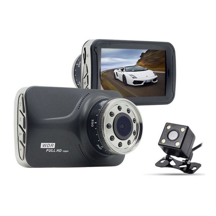 call out pear climb Camera auto dubla HD,5 mega,Dual lens vehicle BlackBox DVR - DroneMag
